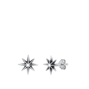 Silver Earrings - Star