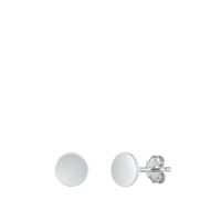 Silver Earring - Circle