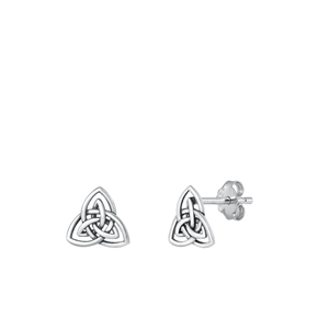 Silver Earrings - Trinity Knot