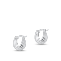 Silver Hoop Earrings