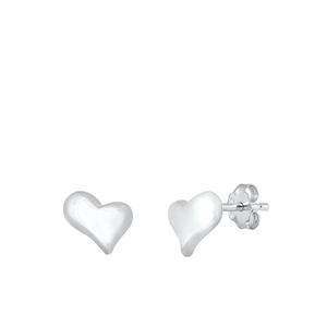 Silver Earring - Heart