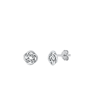 Silver Earrings - Celtic Knot