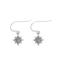 Silver Earrings - Star