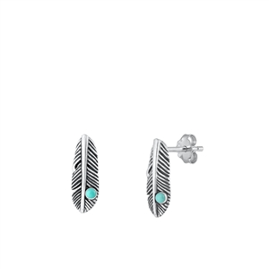 Silver Hollow Hoop Earrings