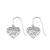 Silver Earrings - Heart