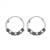 Silver Bali Hoop Earring