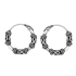 Silver Bali Hoop Earring