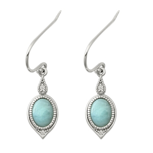 Silver Stone Earrings