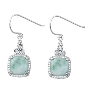 Silver Stone Earrings