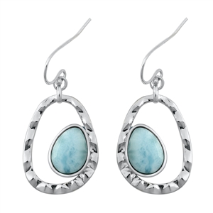 Silver Stone Earrings