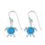 Silver Lab Opal Earring - Turtle