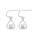 Silver Lab Opal Earrings