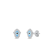 Silver CZ Earrings