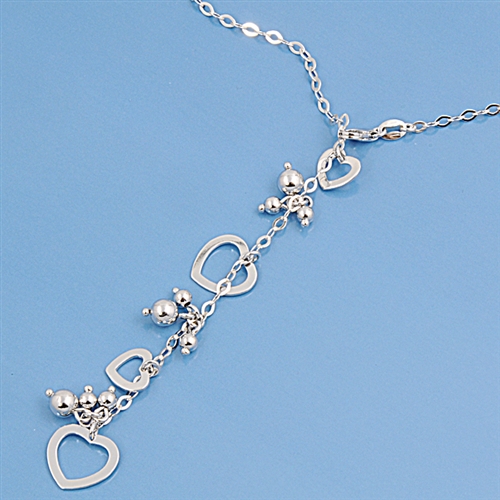 Silver CZ Necklace