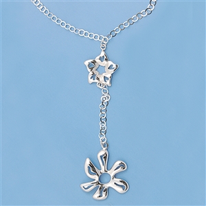 Silver CZ Necklace