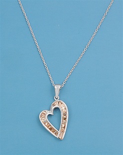 Silver CZ Necklace