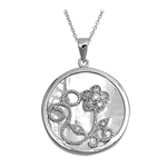 Silver CZ Necklace