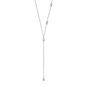 Silver CZ Necklace