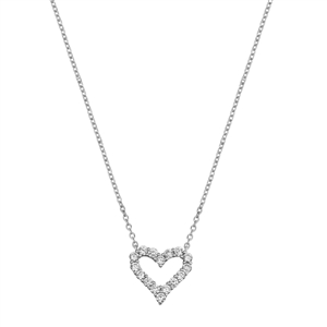 Silver CZ Necklace