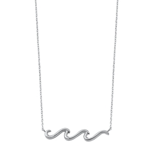 Silver Necklace - Waves