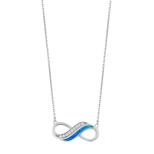 Silver Necklace - Infinity