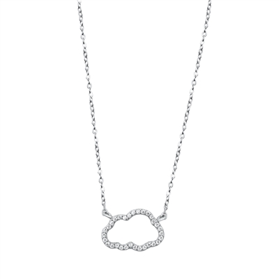 Silver Necklace - Cloud