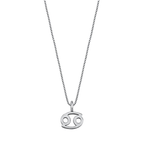Silver Necklace - Cancer Zodiac