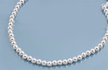 Silver Ball Necklace