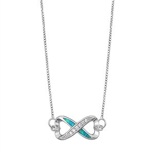 Silver italian Necklace - Infinity