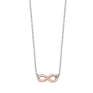 Silver Italian Necklace - Infinity