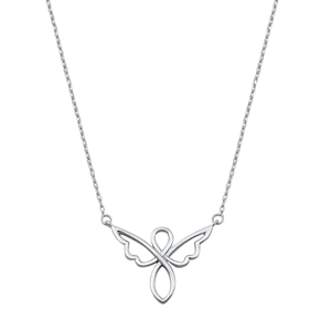 Silver Necklace - Angel