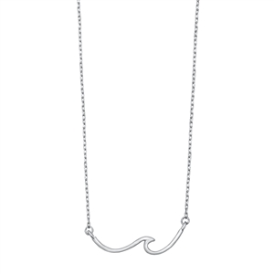 Silver Necklace - Wave