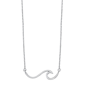 Silver Necklace - Wave