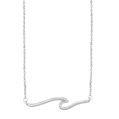 Silver Necklace - Wave