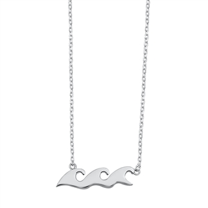 Silver Necklace - Waves