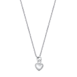 Silver Necklace - Heart