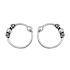 Silver Bali Hoop Nose Ring