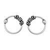 Silver Bali Hoop Nose Ring