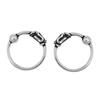 Silver Bali Hoop Nose Ring