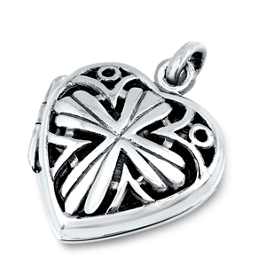 Silver Heart Locket