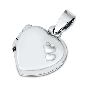 Silver Pendant - Heart