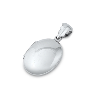 Silver Pendant - Oval