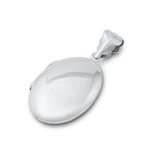 Silver Pendant - Oval