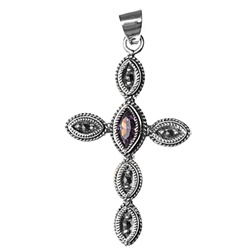 Silver Pendant W/Marcasite