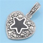 Silver Pendant W/Marcasite- Star