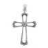 Silver Pendant W/ Marcasite - Cross