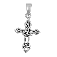 Silver Pendant - Celtic Cross