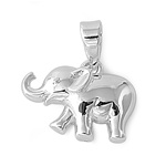 Silver Pendant - Elephant