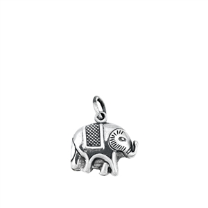 Silver Pendant - Elephant
