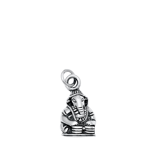 Silver Pendant - Ganesha Elephant